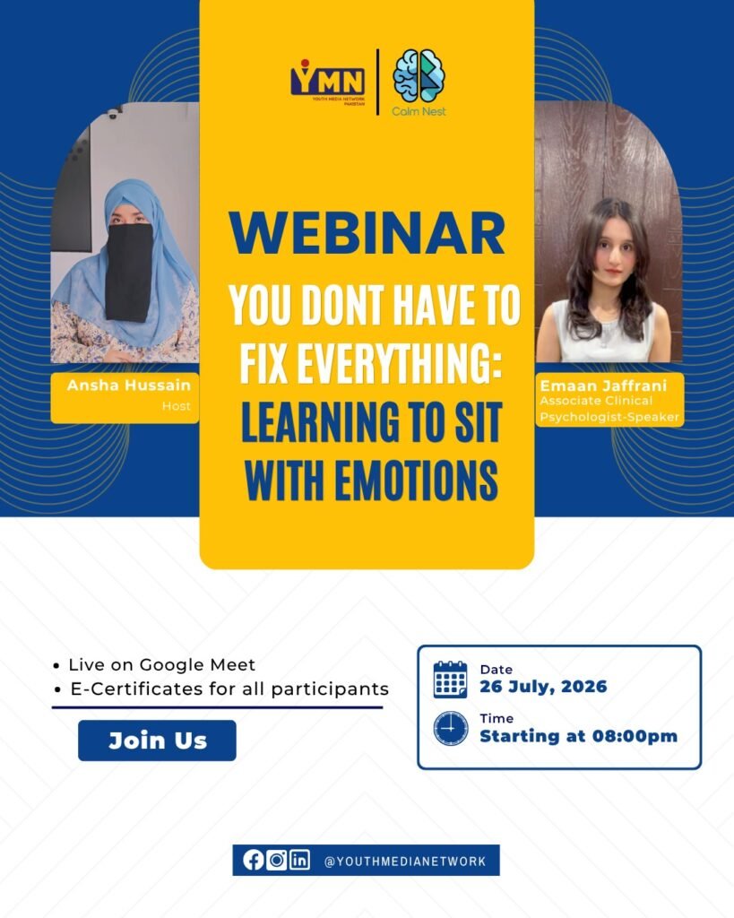 You Don’t Have to Fix Everything: Learning to Sit with Emotions