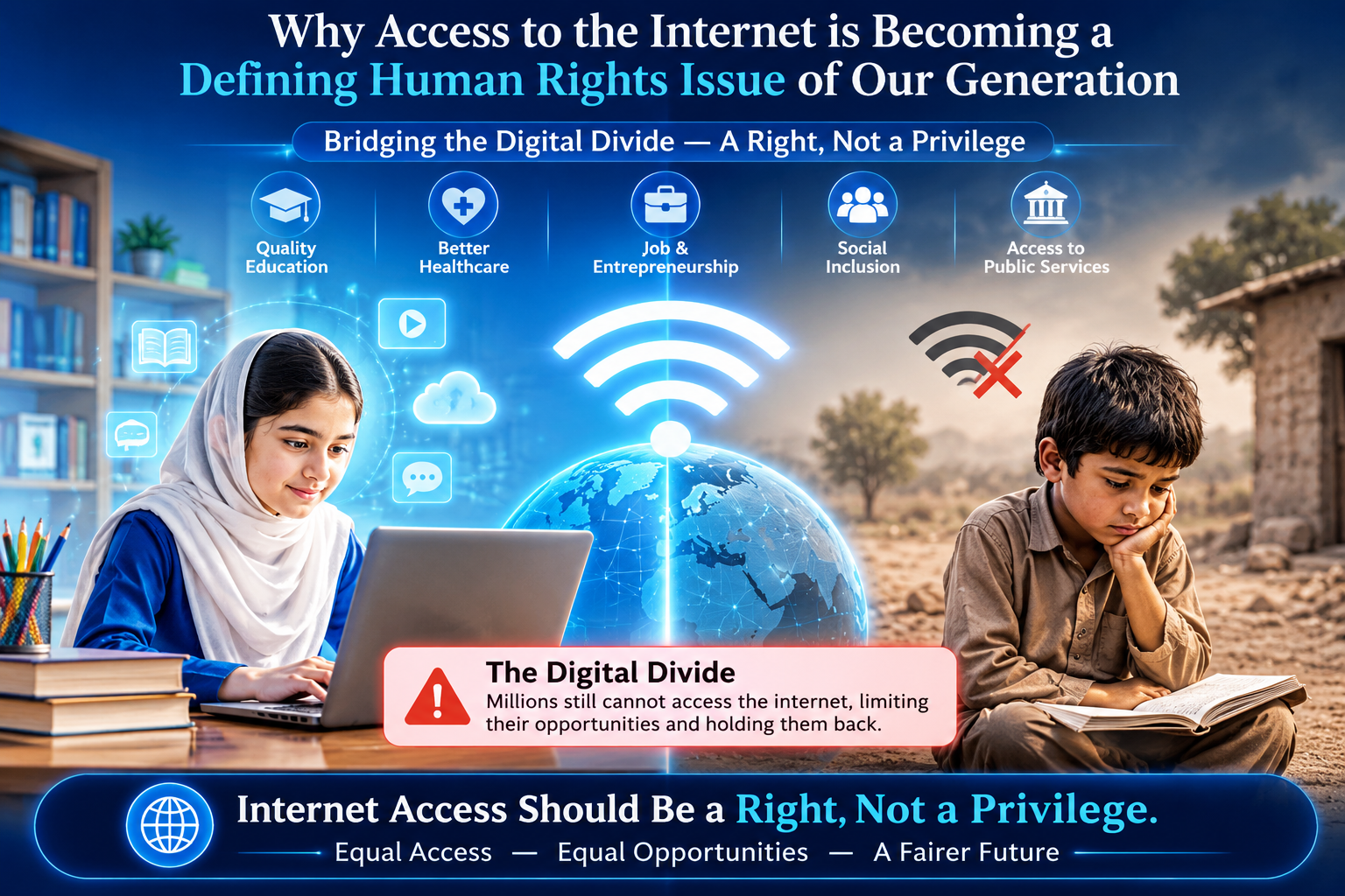 Access to internet is a human right
