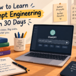 A practical 30-day roadmap to learn prompt engineering through focused practice, useful techniques, and real-world AI applications.